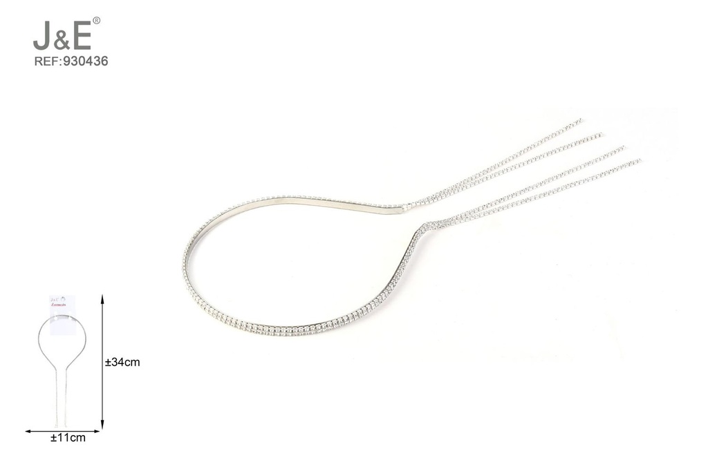 [12u/cx]Hebilla para el cabello con borlas dobles
