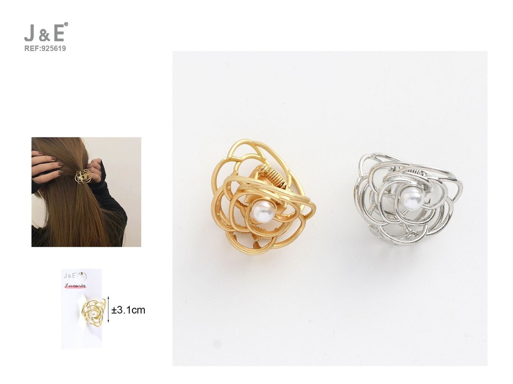 [12u/cx]Rosa pequeña de perla de 3.1 cm