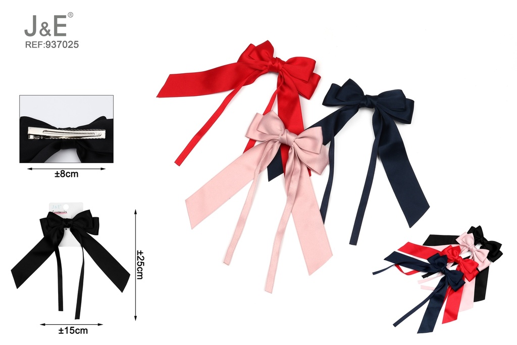 [12u/cx]Corbata de raso con forma de resorte