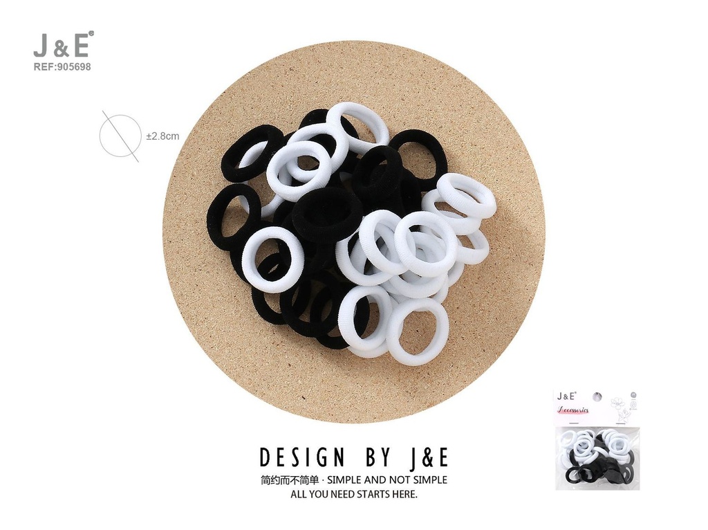 [12u/cx]Conjunto de anillos de toalla 40 piezas - Modelo 3659-8#