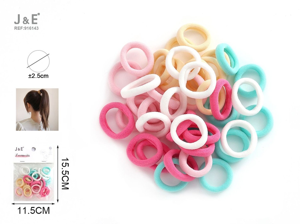 [12u/cx]Set de 40 piezas de anillos de toalla