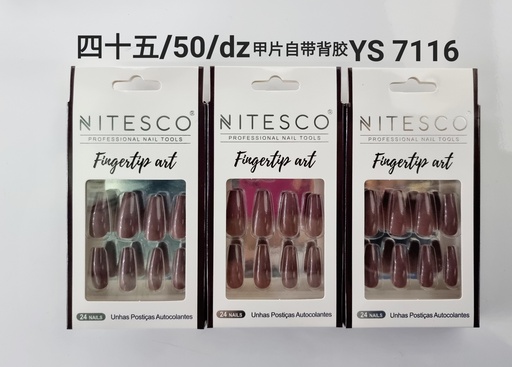 [12u/cx]Uñas postizas 69 piezas - Modelo 5472710