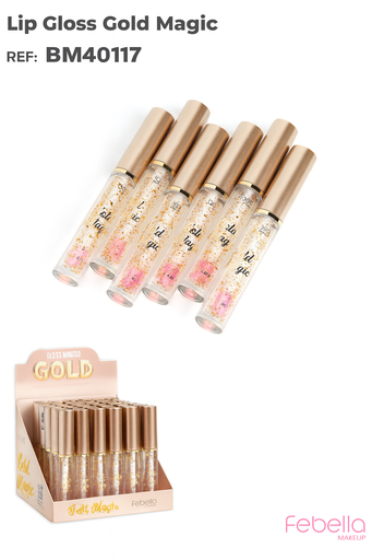 Lip Gloss Gold Magic 36 UNIDADES