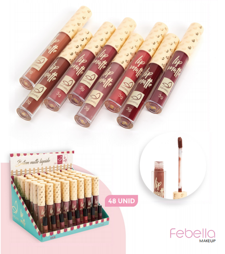 Batom Matte Liquido 48 UNIDADES