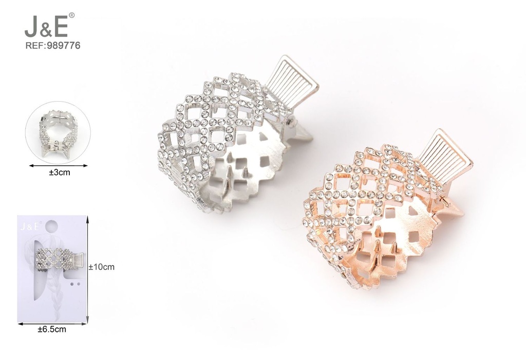 [12u/cx]Broche de diamante sólido de aleación para coleta