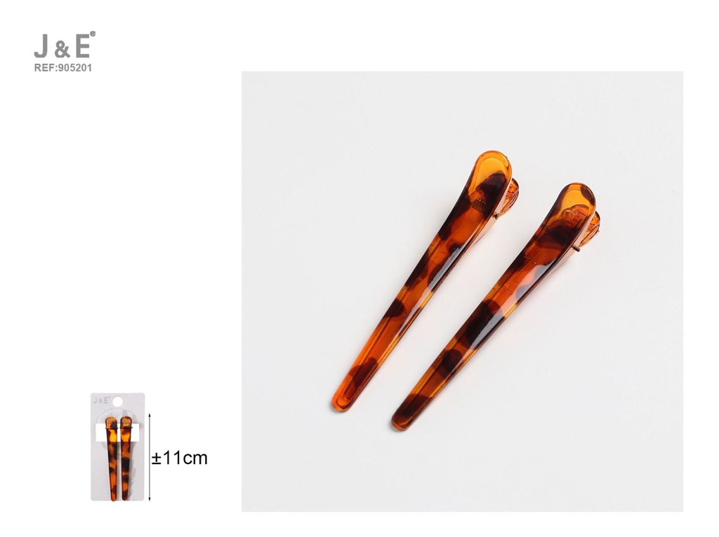 [12u/cx]Set de 2 pinzas de pato 10 cm (modelo 3007 A002)