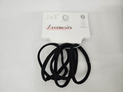 [901428] [12u/cx]Set de ligas dobles negras 5 piezas