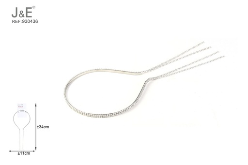 [930436] [12u/cx]Hebilla para el cabello con borlas dobles