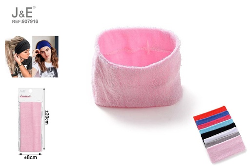 [907916] [24u/cx]Cinta para el cabello toalla 8 cm multicolor