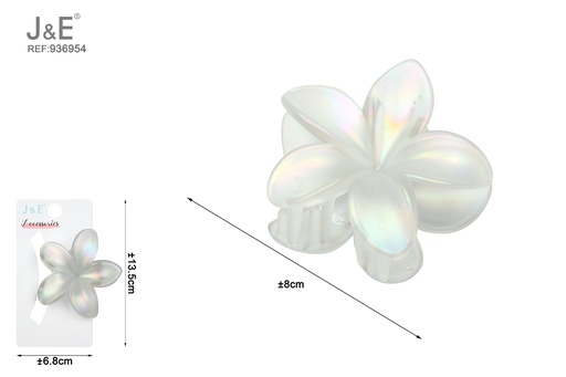 [936954] [12u/cx]Pinza con diseño de flor de huevo 8 cm