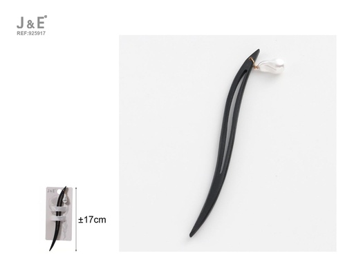 [925917] [12u/cx]Horquilla grande con perla 17 cm