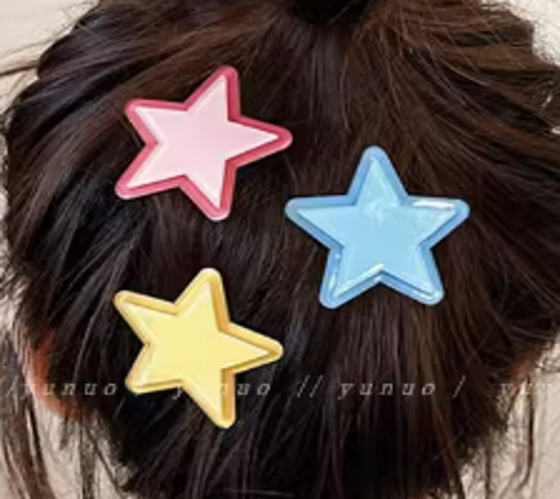 [931285] [12u/cx]Clip de pato en forma de estrella 5.5 cm