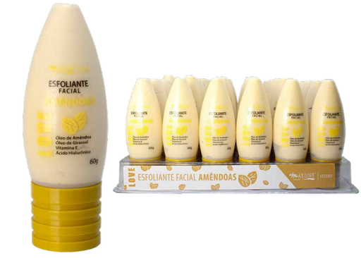 [MX026] SFOLIANTE FACIAL AMÊNDOAS COM 48 UNIDADES