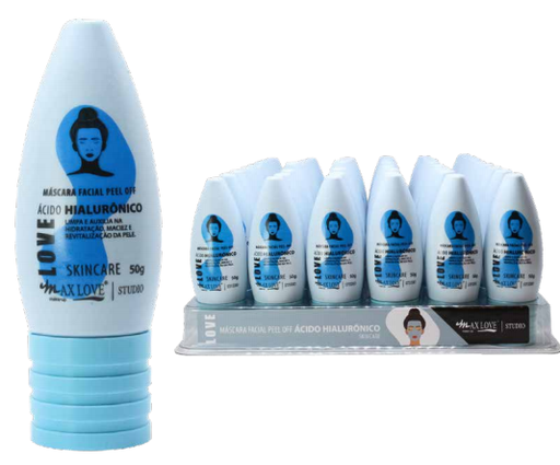[MX028] MÁSCARA FACIAL PEEL OFF ÁCIDO HIALURÔNICO COM 48 UNIDADES