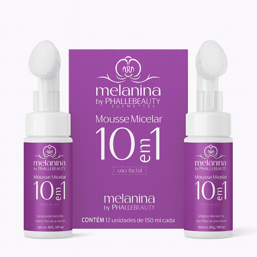 [PH0739] MOUSSE MICELAR 10 EM 1 150ML MELANINA UNIDADE