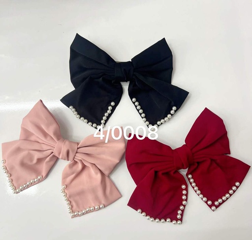 [MM-0008] [12u/cx]Moño con perlas