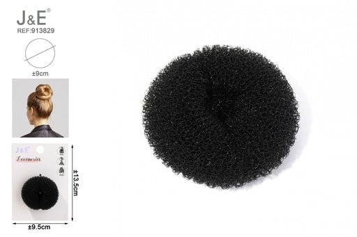 [913829] [12u/cx]Donas para el cabello de 5g - Color negro